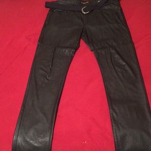 Saint Laurent (Paris) black leather pants